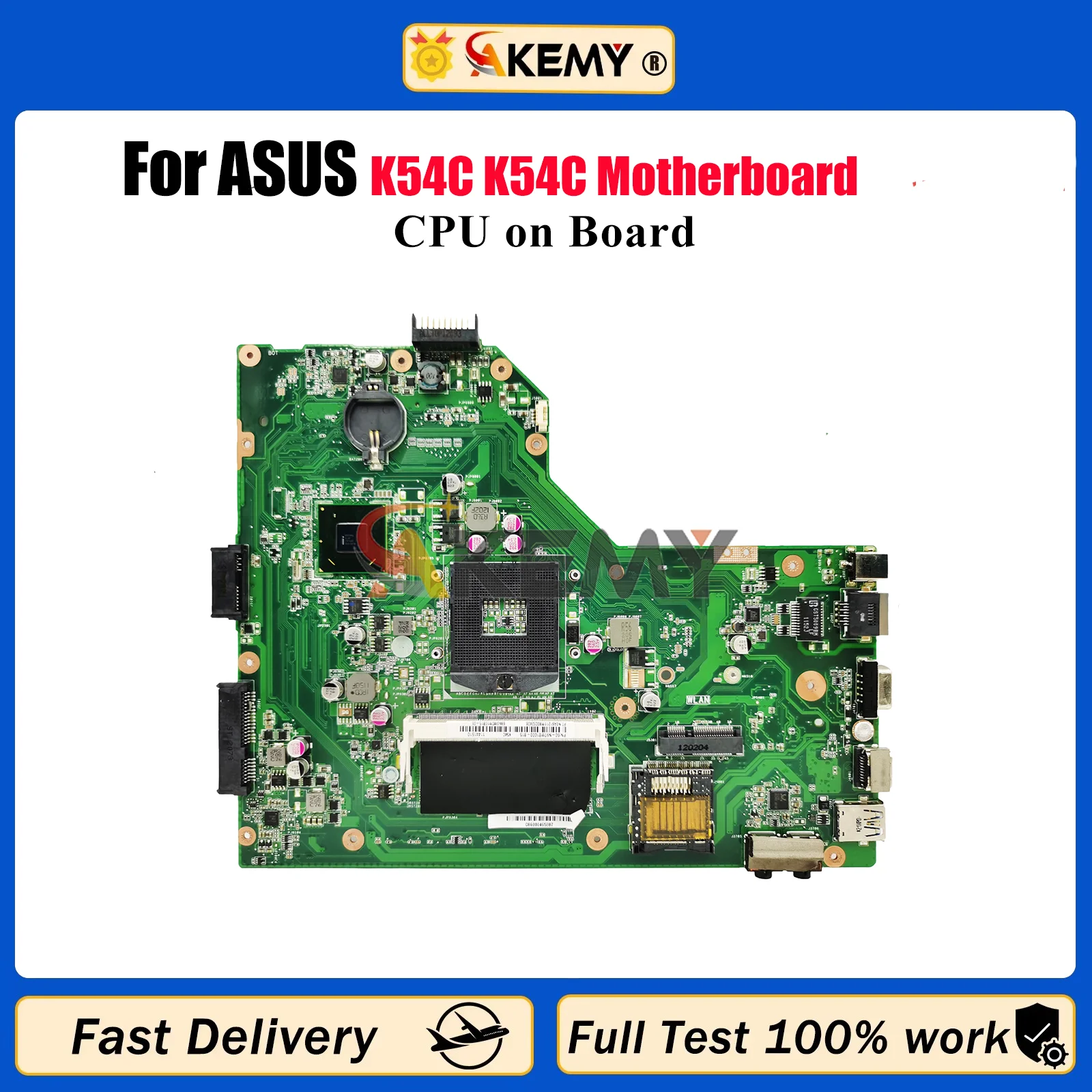 K54C Laptop Motherboard For ASUS K54C K54C Notebook Mainboard With Celeron CPU 100% tests OK fast shipping High quality
K54C Laptop Motherboard For ASUS K54C K54C Notebook Mainboard With Celeron CPU 100% tests OK fast shipping High quality