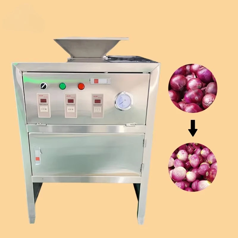 Commercial Food Grade Stainless Steel Onion Peeling Machine for Fruit & Vegetable Processing
Commercial Food Grade Stainless Steel Onion Peeling Machine for Fruit & Vegetable Processing