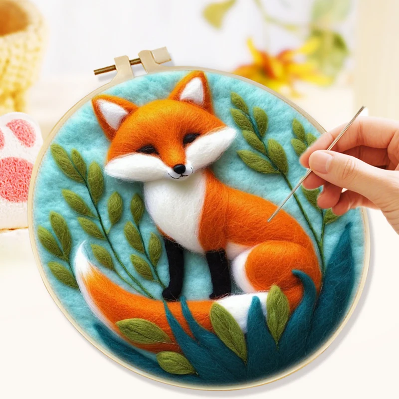 20x20cm Frame Wool Felting Painting Kit DIY Wool Embroidery Frame Scenery Creative Diy Felt Needle Picture Kit Wall Art Picture
20x20cm Frame Wool Felting Painting Kit DIY Wool Embroidery Frame Scenery Creative Diy Felt Needle Picture Kit Wall Art Picture