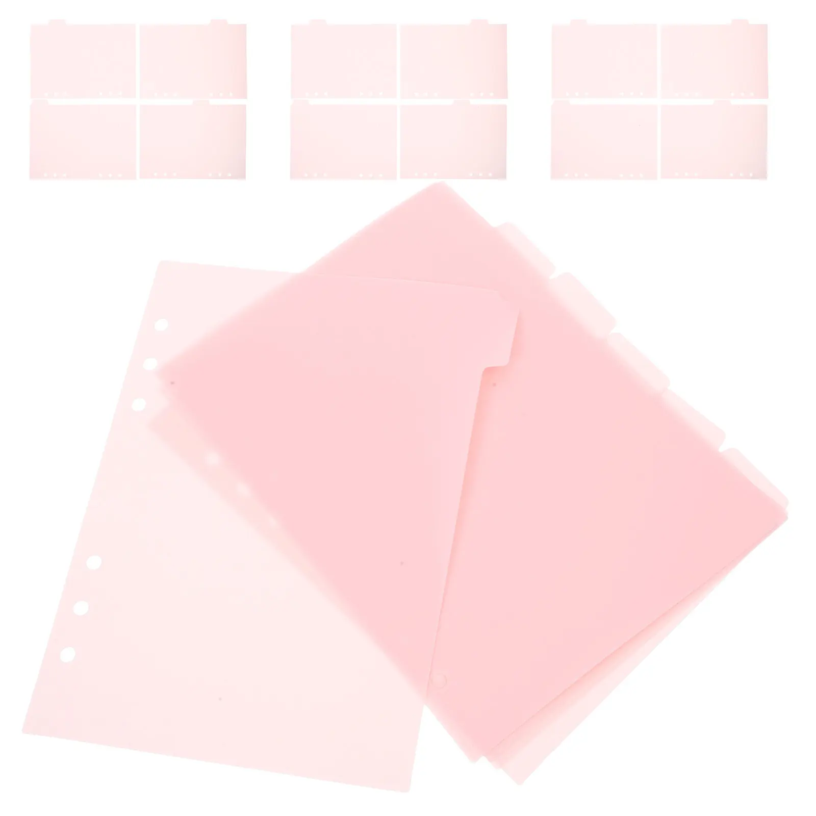 3Sets A5 Binder Dividers Plastic Loose Leaf Detachable Tabs Pink Planner Index Page Dividers Office School Files
3Sets A5 Binder Dividers Plastic Loose Leaf Detachable Tabs Pink Planner Index Page Dividers Office School Files