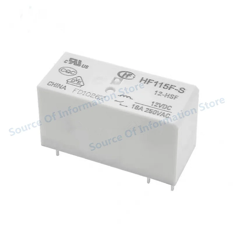 5Pcs HF115F-S/5/12/24-HSF High-Power Relay Small 5V/1V/24V 6Pin 16A Single Group Normally Open for Electronic Components Market
5Pcs HF115F-S/5/12/24-HSF High-Power Relay Small 5V/1V/24V 6Pin 16A Single Group Normally Open for Electronic Components Market