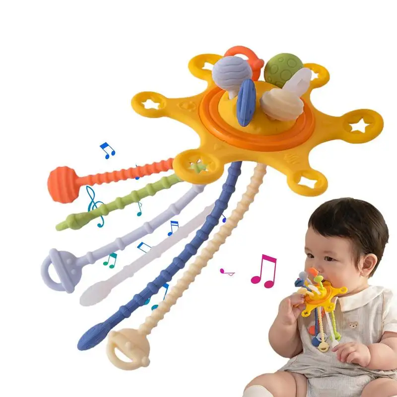 Toddler Pull String Activity Toy Skill-Building Silicone Sensory Toy Toddler Teething Toys Educational Motor Skills Toys For
Toddler Pull String Activity Toy Skill-Building Silicone Sensory Toy Toddler Teething Toys Educational Motor Skills Toys For