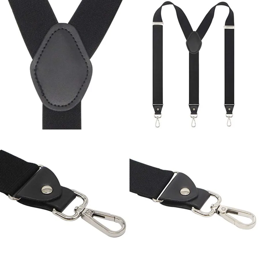Mens Suspender with Swivel Hooks Adjustable Braces Y Shaped Elastic Comfortable Braces Belt Loops Strap,Black
Mens Suspender with Swivel Hooks Adjustable Braces Y Shaped Elastic Comfortable Braces Belt Loops Strap,Black