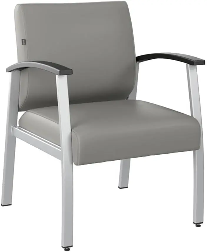 Arrive Waiting Room Guest Chair With Arms In Light Gray Vinyl, Reception Area Seating For Office And Lobby
Arrive Waiting Room Guest Chair With Arms In Light Gray Vinyl, Reception Area Seating For Office And Lobby