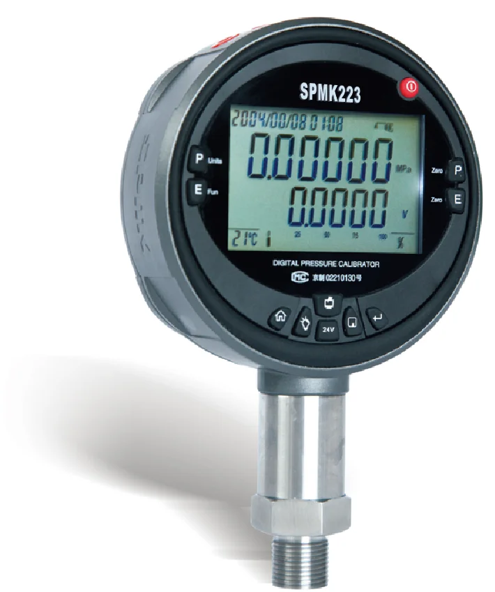 SPMK223 Hart Communication Reference Pressure Gauge Calibrator High Precision Pressure Gauge