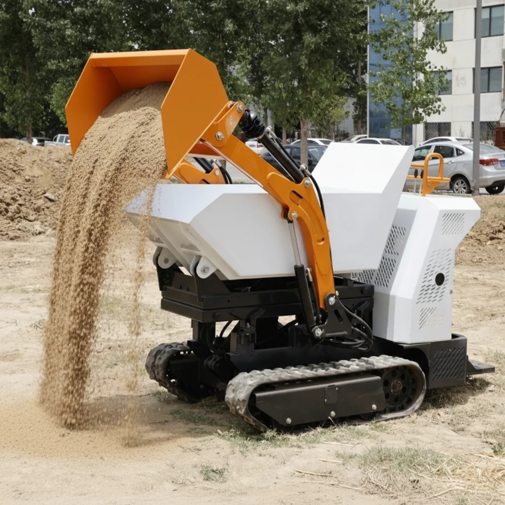 Mini Tracked Dumper 800kg EPA EURO 5 Durable Mini Carrier Garden Farm Machinery Hot Sale
Mini Tracked Dumper 800kg EPA EURO 5 Durable Mini Carrier Garden Farm Machinery Hot Sale