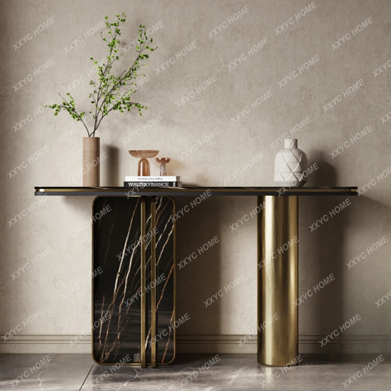 Affordable Luxury Style Entrance Console Tables High-End Living Room Corridor Facing the Door against the Wall Side View
Affordable Luxury Style Entrance Console Tables High-End Living Room Corridor Facing the Door against the Wall Side View