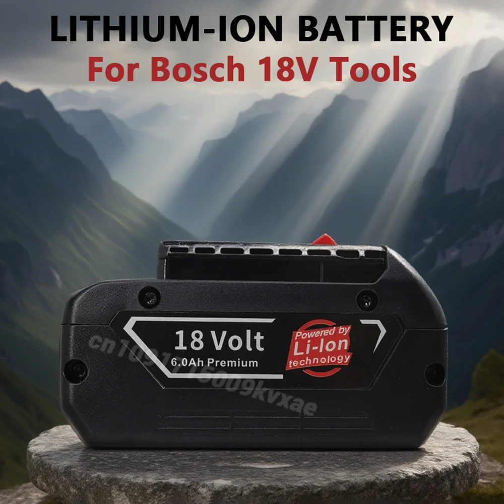 18V 6Ah Lithium rechargeable battery for Bosch GBA,GSB,GSR Power Tools-Integrated with BAT618/BAT609 Smart BMS Fast Charging
18V 6Ah Lithium rechargeable battery for Bosch GBA,GSB,GSR Power Tools-Integrated with BAT618/BAT609 Smart BMS Fast Charging