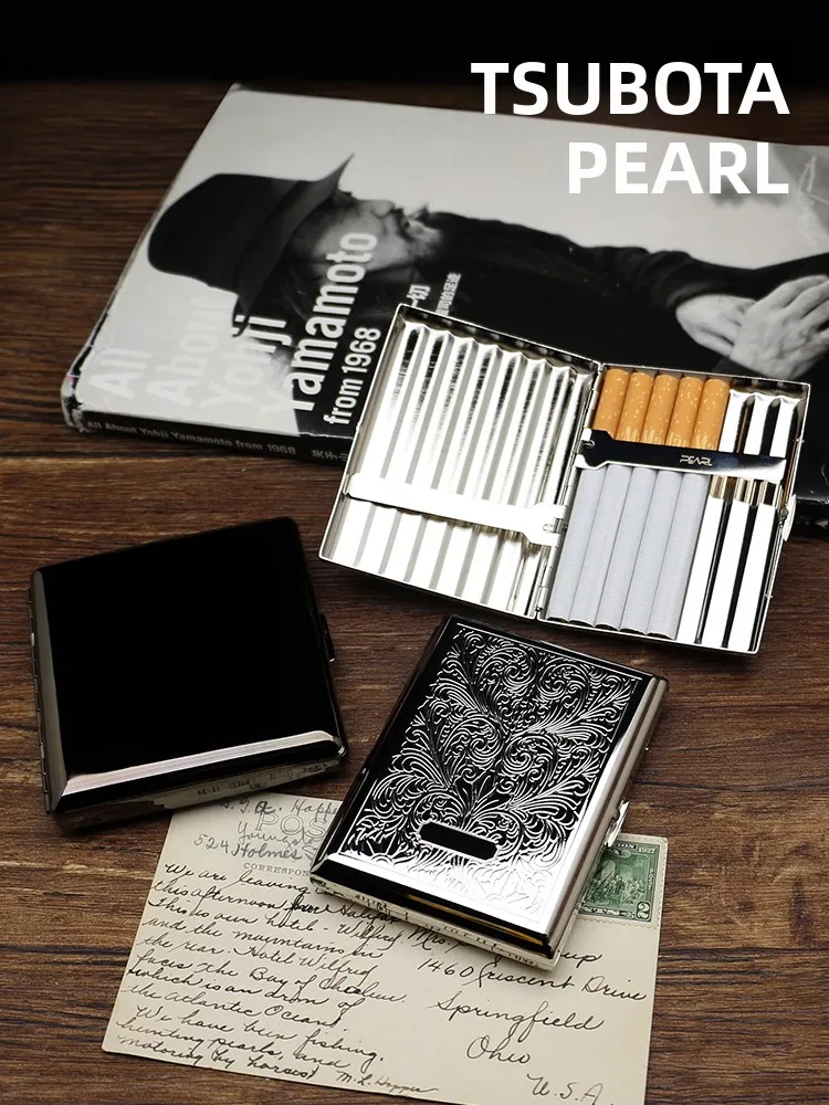 Tsubota Pearl Premium Cigarette Box 20 Stick 16 Stick Regular Size 85mm Brass Smooth Surface Home Decor Accessories
Tsubota Pearl Premium Cigarette Box 20 Stick 16 Stick Regular Size 85mm Brass Smooth Surface Home Decor Accessories