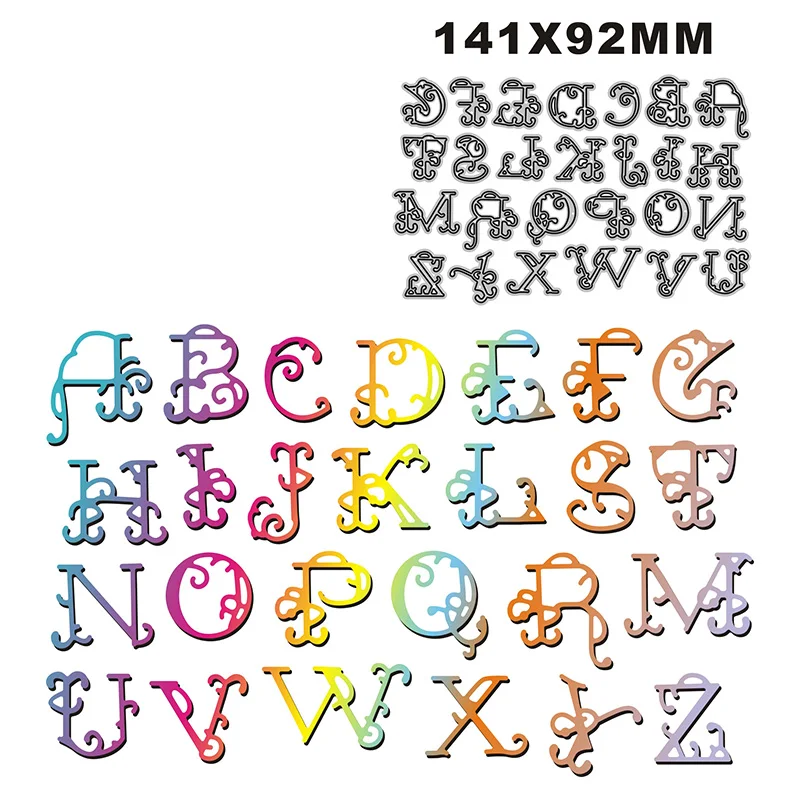 2022 New Pattern Alphabet Decoration Metal Cutting Dies for Scrapbooking Paper Craft and Card Making Embossing Decor No Stamps
2022 New Pattern Alphabet Decoration Metal Cutting Dies for Scrapbooking Paper Craft and Card Making Embossing Decor No Stamps