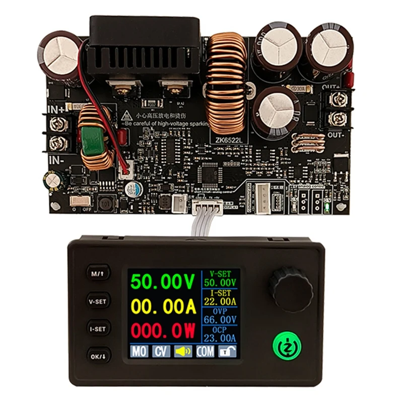 ABHG-New Zk-6522C CNC Step-Down DC Adjustable Regulated Power Supply Constant Voltage And Constant Current Module 22A/1400W
ABHG-New Zk-6522C CNC Step-Down DC Adjustable Regulated Power Supply Constant Voltage And Constant Current Module 22A/1400W