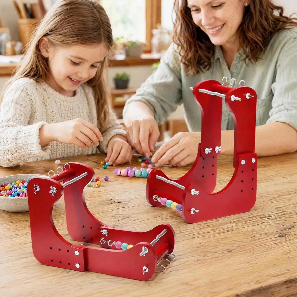 Diy Weaving Loom Adjustable Standing Beading Loom Kit for Adults Diy Bracelet Necklace Keychain Weaving Tool 5-length Craft
Diy Weaving Loom Adjustable Standing Beading Loom Kit for Adults Diy Bracelet Necklace Keychain Weaving Tool 5-length Craft