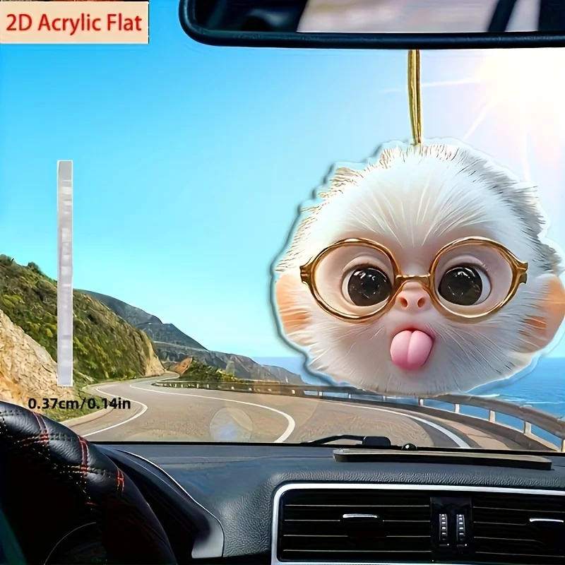 2D Flat, 2D Flat1pcs 2D Acrylic Car Hanging Cute Glasses Monkey Cartoon Animal Acrylic Ornament
2D Flat, 2D Flat1pcs 2D Acrylic Car Hanging Cute Glasses Monkey Cartoon Animal Acrylic Ornament