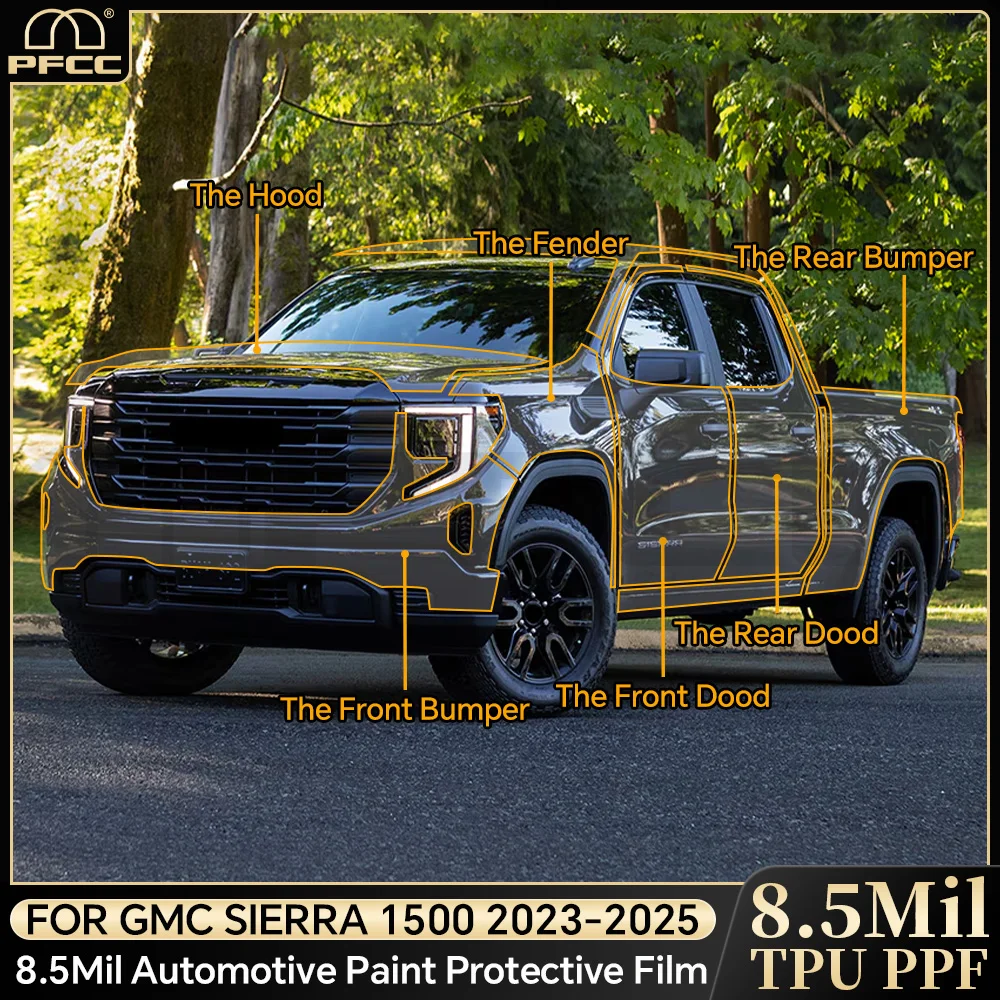 For GMC Sierra 1500 2023-2025 TPU Paint Protection Film Car Pre-cut PPF Clear Bra Anti-Scratch Resistant Repairable Invisible
For GMC Sierra 1500 2023-2025 TPU Paint Protection Film Car Pre-cut PPF Clear Bra Anti-Scratch Resistant Repairable Invisible