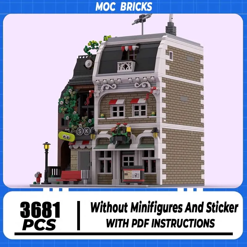 Конструктор Moc Building Blocks: Модель «Швейцарская улица» (Gourme & Skate Shop) — Технологичные кирпичики для самостоятельной сборки, игрушка-конструктор, праздничный подарок
Конструктор Moc Building Blocks: Модель «Швейцарская улица» (Gourme & Skate Shop) — Технологичные кирпичики для самостоятельной сборки, игрушка-конструктор, праздничный подарок