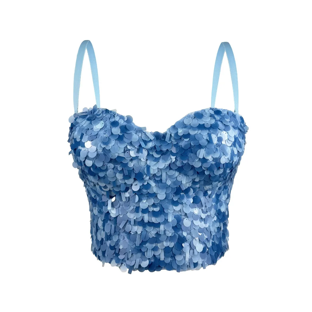 customized women's adult sequined flash suspender bra top heavy sexy shaping fishbone bra party performance costume lingerie
customized women's adult sequined flash suspender bra top heavy sexy shaping fishbone bra party performance costume lingerie