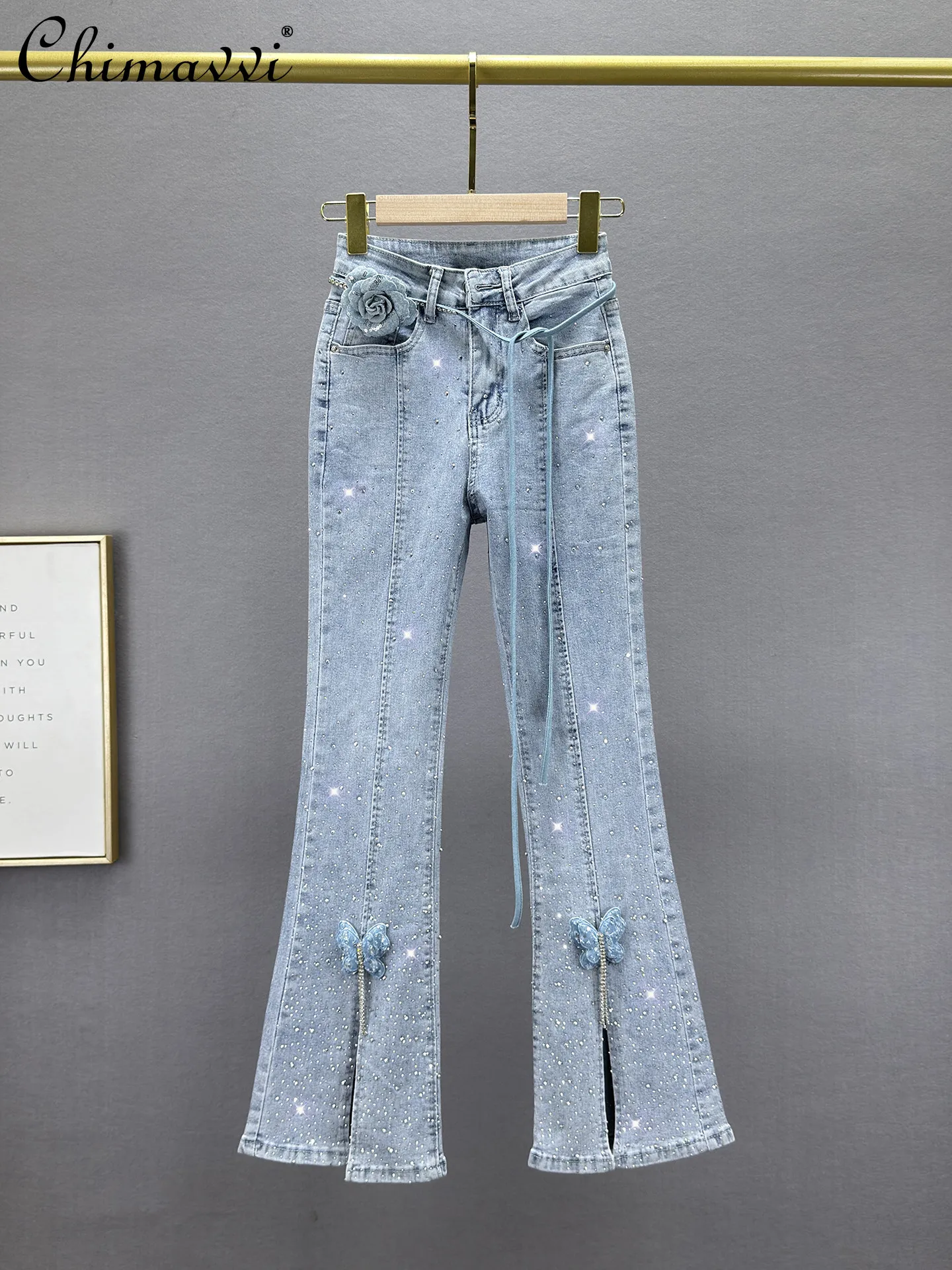 Fashion Tight Nine-point Jeans Women 2026 Summer Stretch High Waist Slim European Goods Hot Diamond Slit Micro-flared Pants
Fashion Tight Nine-point Jeans Women 2026 Summer Stretch High Waist Slim European Goods Hot Diamond Slit Micro-flared Pants