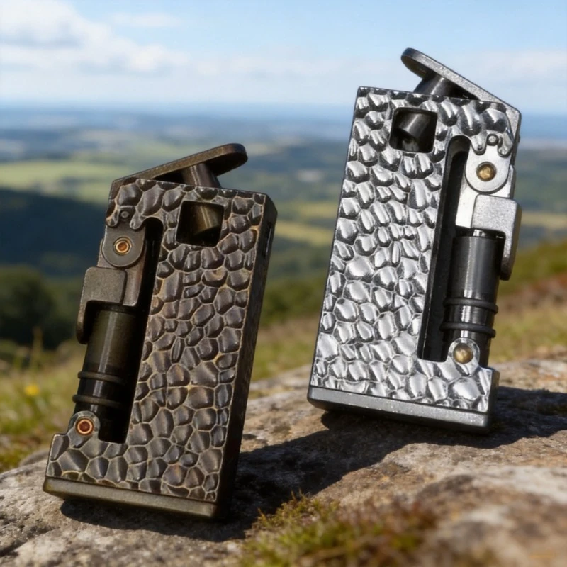 2026 Retro Meteorite Curved Knife Lighter Creative Metal Portable Old-fashioned Irregular Lighter High-End Men's Gift
2026 Retro Meteorite Curved Knife Lighter Creative Metal Portable Old-fashioned Irregular Lighter High-End Men's Gift