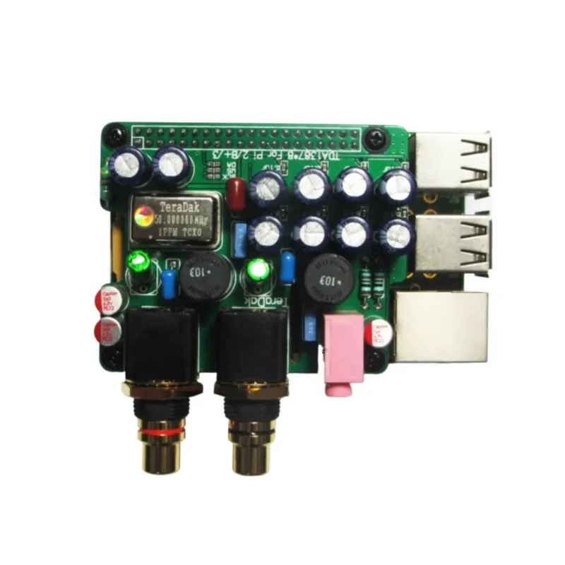 Raspberry Pi4 Pi5 Decoder DAC TDA1387 8 and I2S Expansion Board High configuration version
Raspberry Pi4 Pi5 Decoder DAC TDA1387 8 and I2S Expansion Board High configuration version