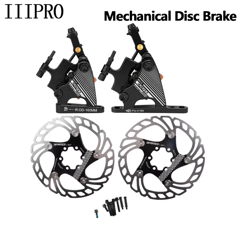 IIIPRO Road Bike Disk Brake Flat Mount With Mechanical Disc Brake Clamp Front Rear Bicycle Brake For 160mm Disc Rotor
IIIPRO Road Bike Disk Brake Flat Mount With Mechanical Disc Brake Clamp Front Rear Bicycle Brake For 160mm Disc Rotor