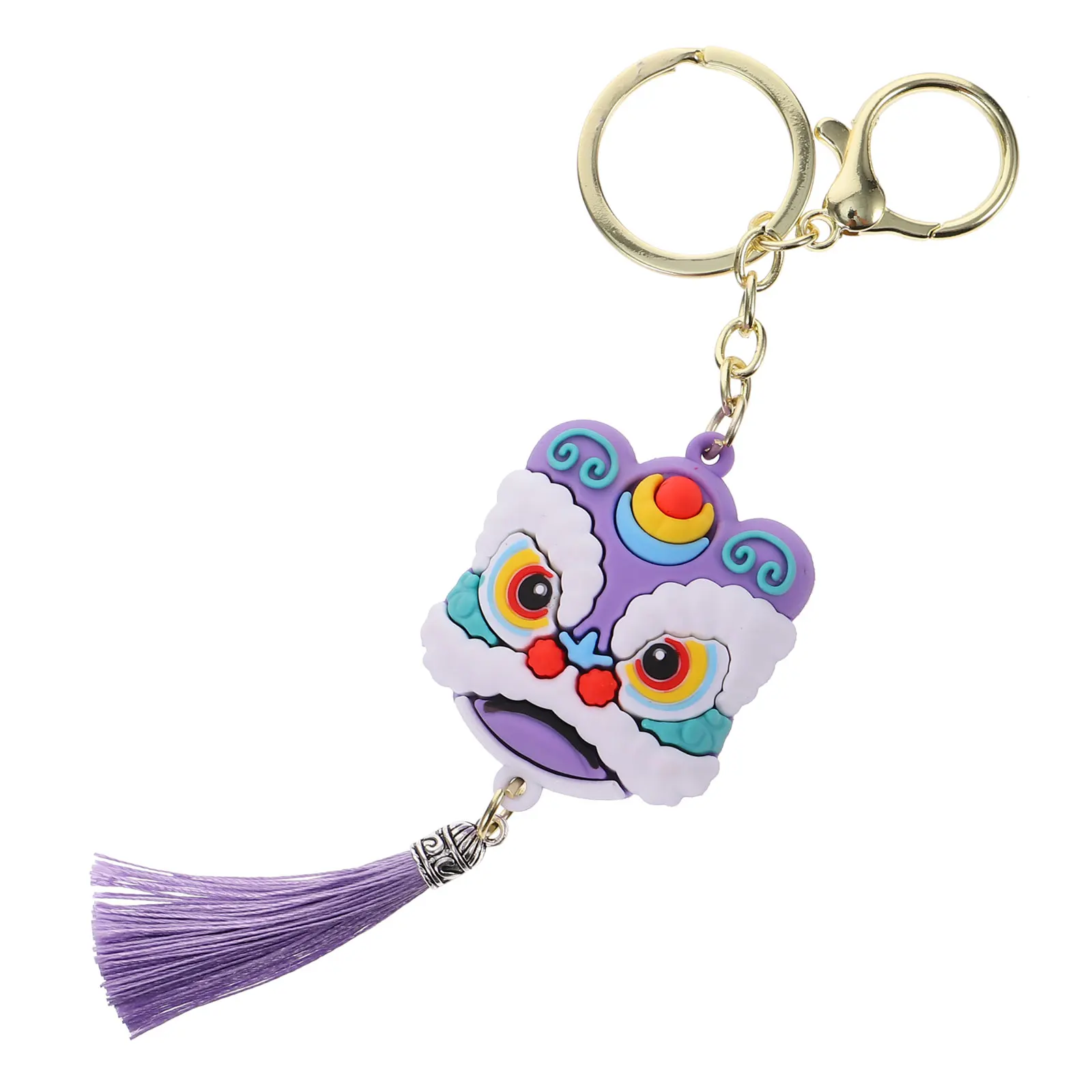 Lion Head Keychain Cartoon Hanging nament PVC Creative Animal Toy Backpack Pendant Key Ring For Car Keys Bags Students Women
Lion Head Keychain Cartoon Hanging nament PVC Creative Animal Toy Backpack Pendant Key Ring For Car Keys Bags Students Women