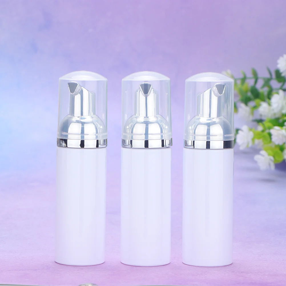 6Pcs 50Ml Foam Pump Bottle Portable Refillable Dispenser for Travel Shampoo Body Wash Liquid Soap Silver White
6Pcs 50Ml Foam Pump Bottle Portable Refillable Dispenser for Travel Shampoo Body Wash Liquid Soap Silver White