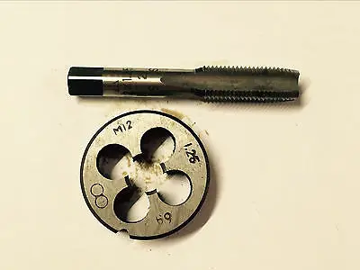 1pc HSS Machine M12 X 1.25mm Plug Tap and 1pc M12 X 1.25mm Die Threading Tool
1pc HSS Machine M12 X 1.25mm Plug Tap and 1pc M12 X 1.25mm Die Threading Tool