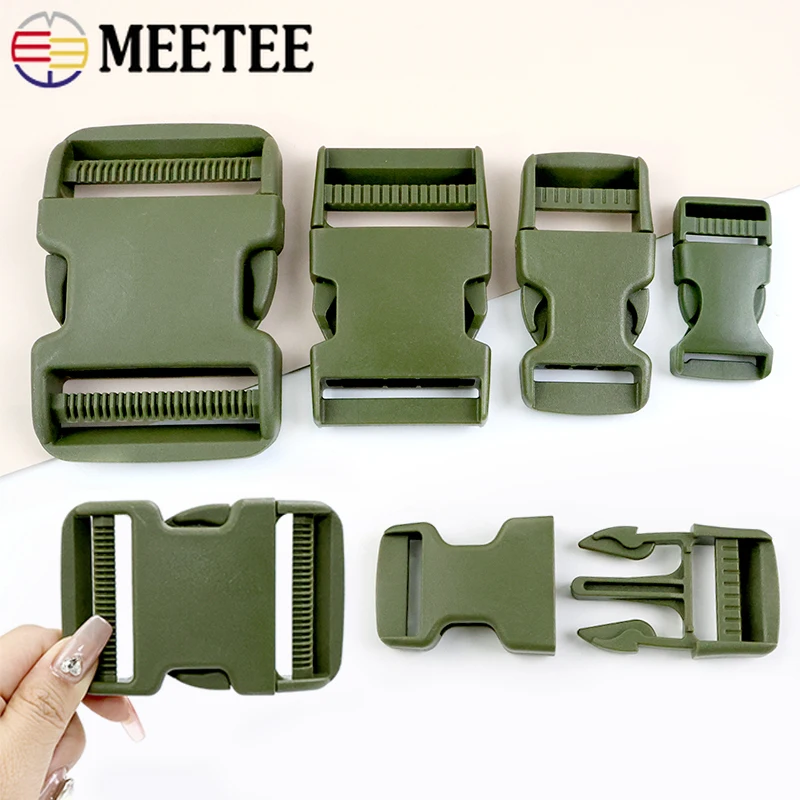 5/10Pcs Meetee 20-50mm Plastic Release Buckles Backpack Strap Adjuster Side Cilp Clasp Bag Webbing Hook Buckle DIY Accessories
5/10Pcs Meetee 20-50mm Plastic Release Buckles Backpack Strap Adjuster Side Cilp Clasp Bag Webbing Hook Buckle DIY Accessories