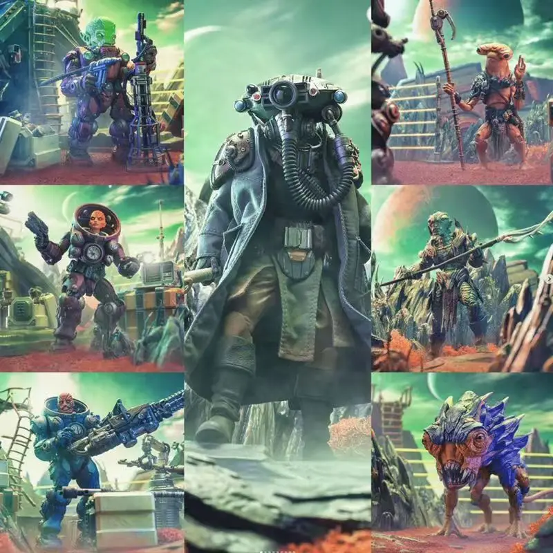 Four Horsemen Cosmic Legions: Biowarriors, Space Hounds, Machine Griffins,Paladins Collectible Action Figures
Four Horsemen Cosmic Legions: Biowarriors, Space Hounds, Machine Griffins,Paladins Collectible Action Figures