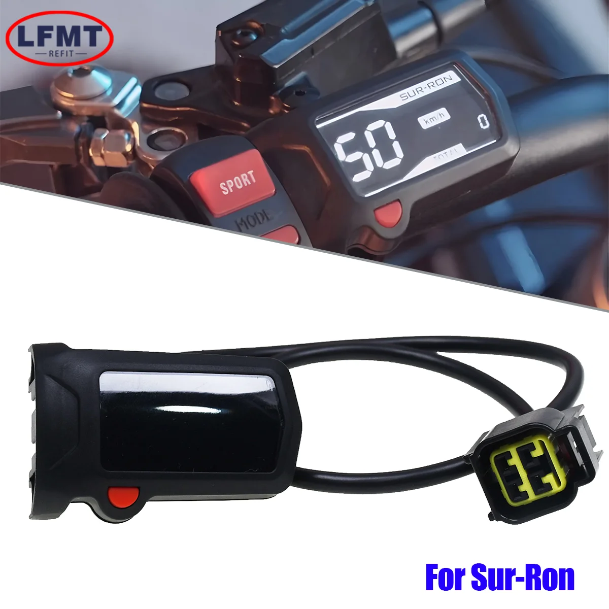 For Sur Ron Motorcycle Display Meter Speedometer Hour Meter For SUR RON Light Bee Electric Cross-country Speedometer Bike parts
For Sur Ron Motorcycle Display Meter Speedometer Hour Meter For SUR RON Light Bee Electric Cross-country Speedometer Bike parts