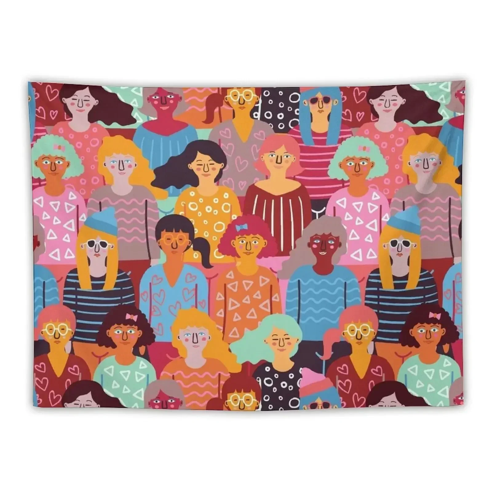 Colorful pattern of women illustration Tapestry Room Ornaments Wall Carpet Tapestry
Colorful pattern of women illustration Tapestry Room Ornaments Wall Carpet Tapestry