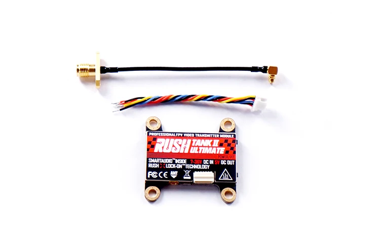 RUSHFPV RUSH Tank II Ultimate VTX 5,8G 48CH RaceBand Pitmode 25mW 200mW 500mW 800mW регулируемый FPV VTX 2-8S для Дронов FPV
RUSHFPV RUSH Tank II Ultimate VTX 5,8G 48CH RaceBand Pitmode 25mW 200mW 500mW 800mW регулируемый FPV VTX 2-8S для Дронов FPV
