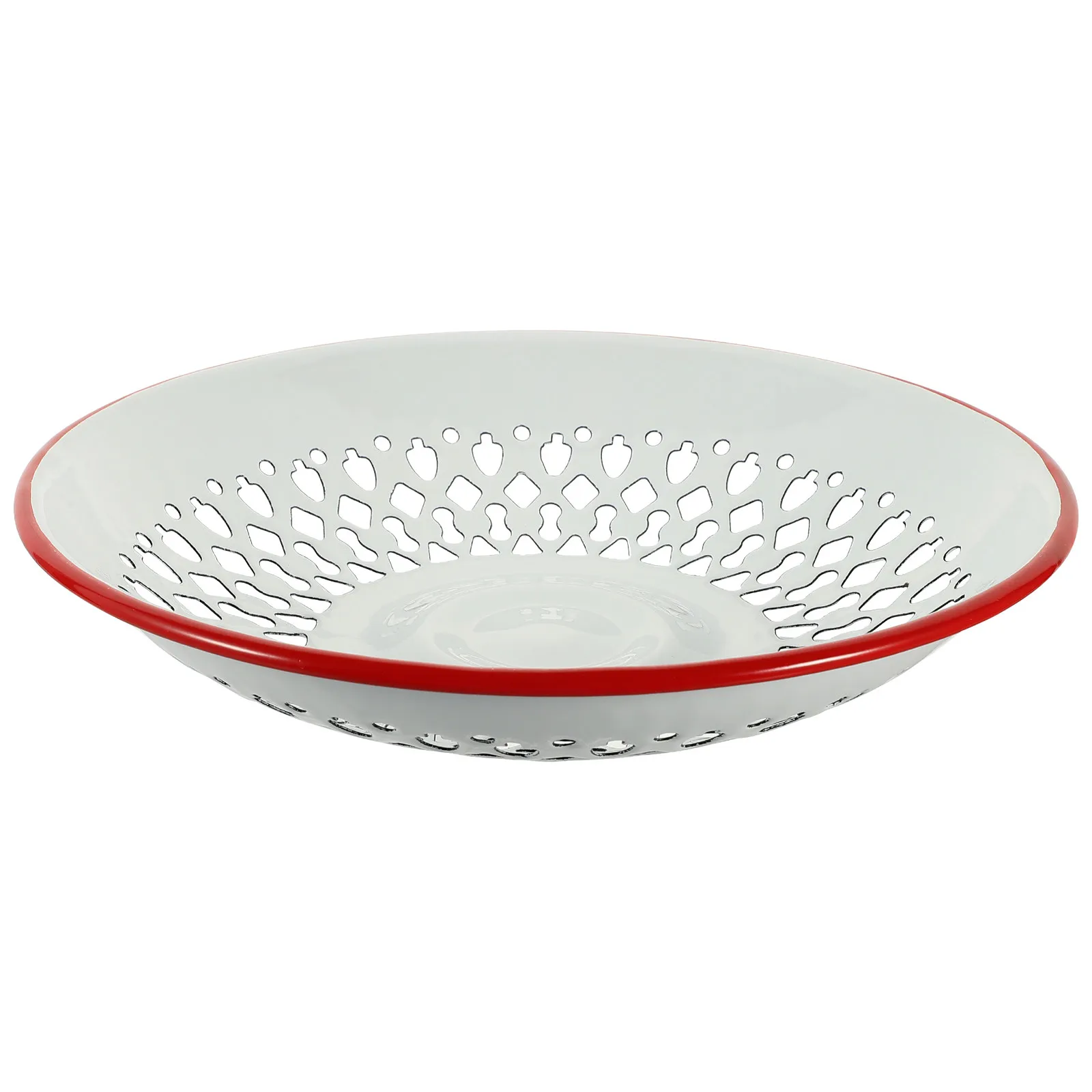 1Pcs Enamel Fruit Drainer Multipurpose Drain Basin Lightweight Hollow Plate for Washing Draining Drying Fruits Veggies Nuts
1Pcs Enamel Fruit Drainer Multipurpose Drain Basin Lightweight Hollow Plate for Washing Draining Drying Fruits Veggies Nuts