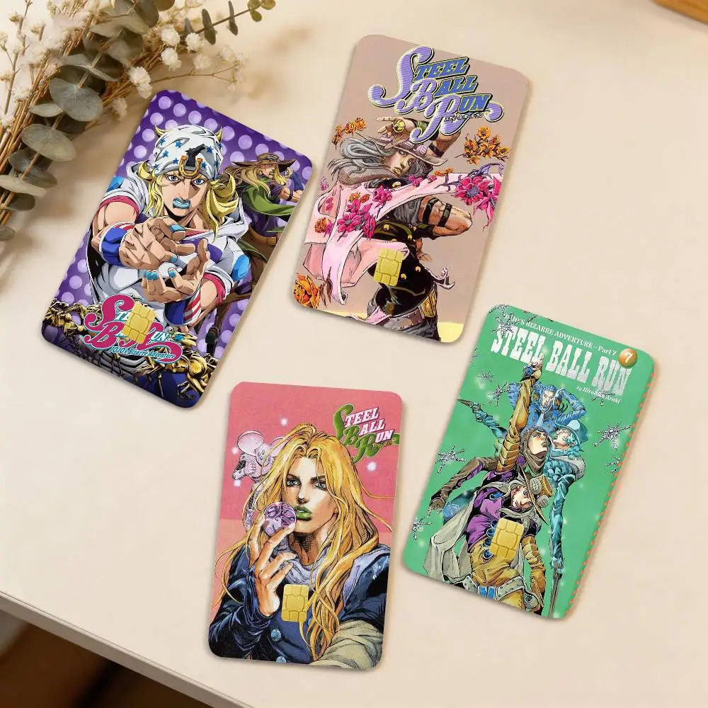 S-STEEL BALL RUN J-JoJoS Bizarre A-Adventure 4pcs 1Set Laser Holographic Sticker Skin Cover for Credit Bank Debit Card
S-STEEL BALL RUN J-JoJoS Bizarre A-Adventure 4pcs 1Set Laser Holographic Sticker Skin Cover for Credit Bank Debit Card