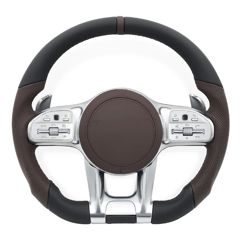 Steering Wheel for Mercedes Benz AMG W222 W205 W213 W166 W167 W177 W221 W223 W204 W212 A/B/C/E/S/G/V Class Steering Wheel Custom
Steering Wheel for Mercedes Benz AMG W222 W205 W213 W166 W167 W177 W221 W223 W204 W212 A/B/C/E/S/G/V Class Steering Wheel Custom