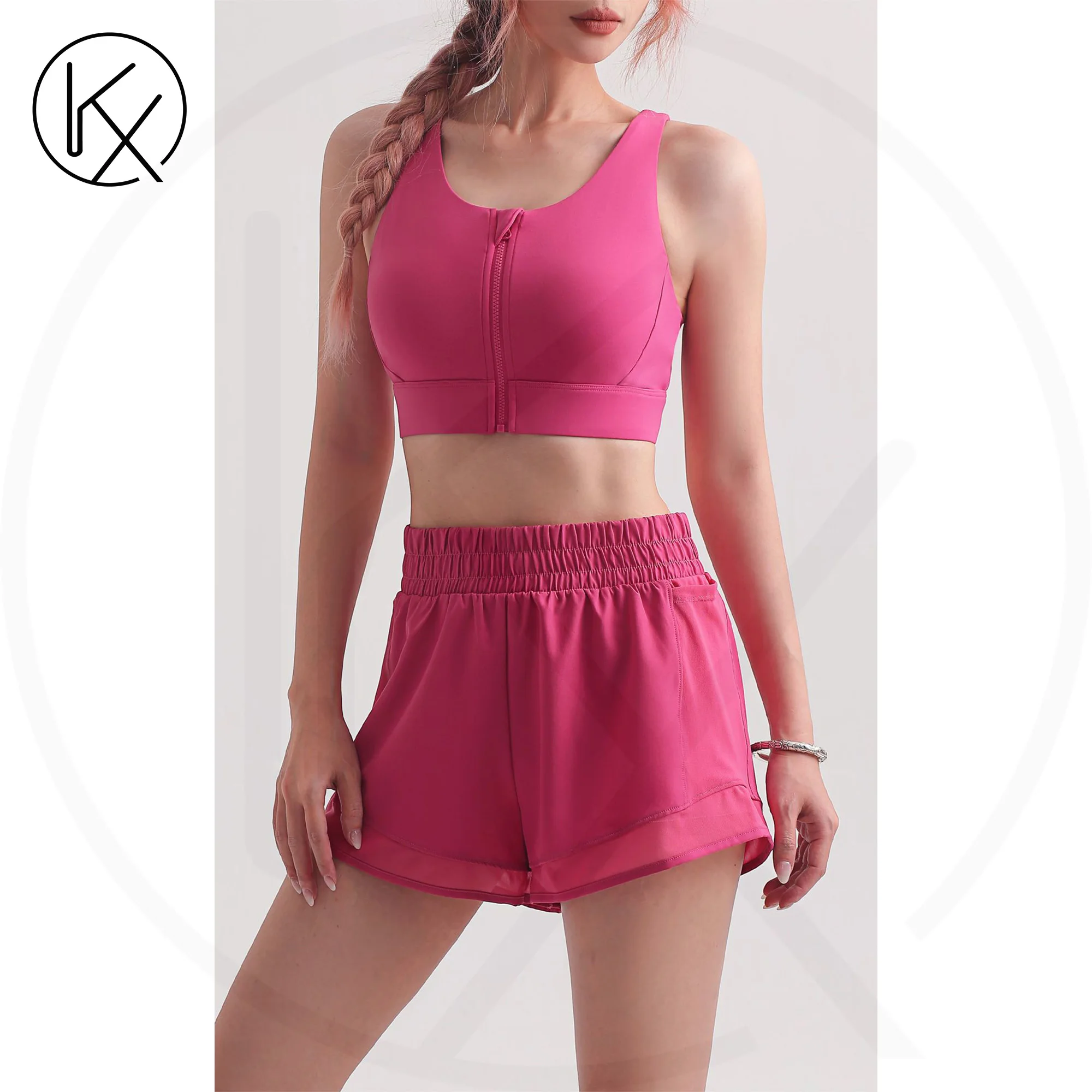 kaixiggmm Women's front zipper vest cross back sportswear, running training fitness top, yoga, chest, Pilates top
kaixiggmm Women's front zipper vest cross back sportswear, running training fitness top, yoga, chest, Pilates top