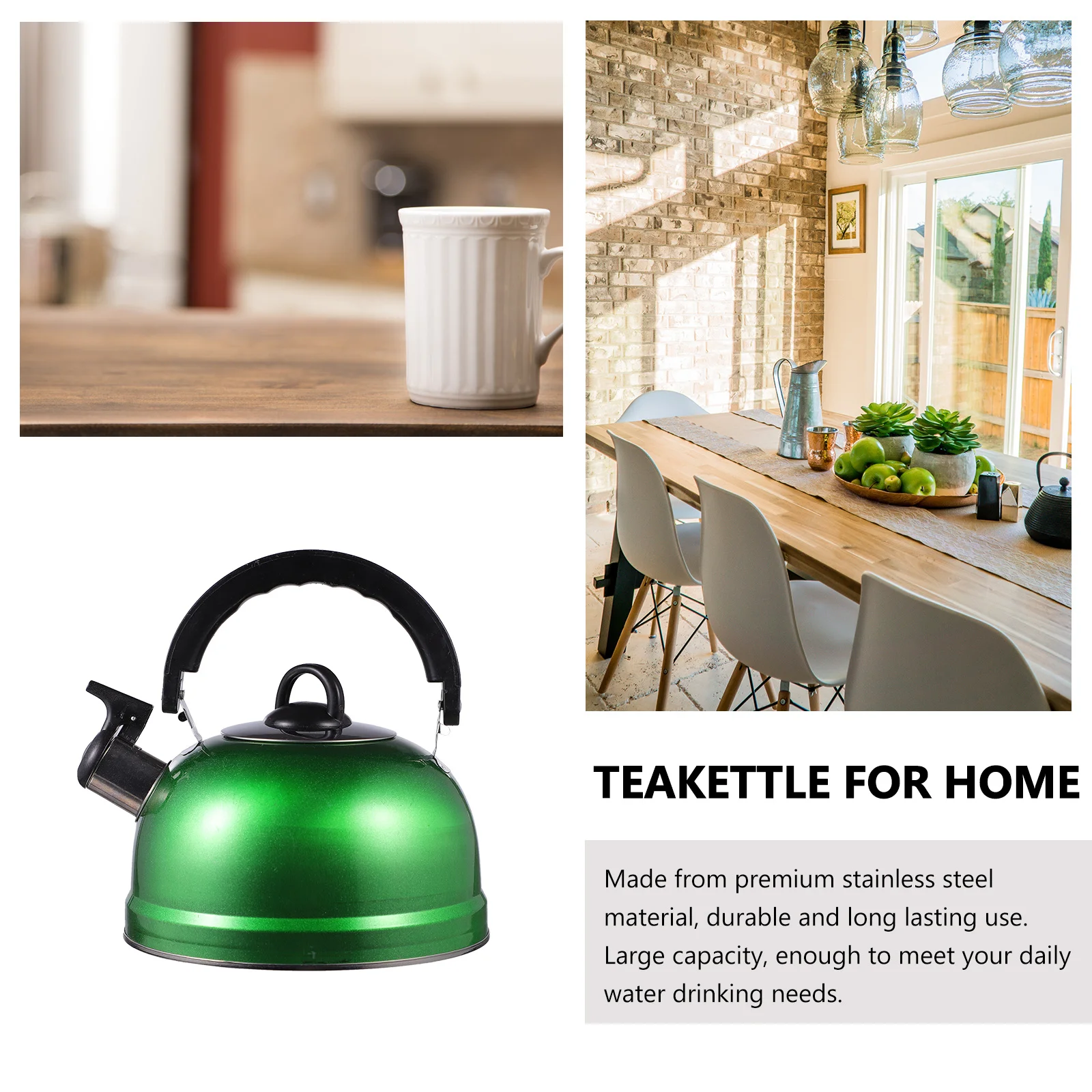 1Pcs 3L Thicken Stainless Steel Water Kettle Large Capacity Sounding Boil Home Teakettle for Induction Cooker Gas Stove
1Pcs 3L Thicken Stainless Steel Water Kettle Large Capacity Sounding Boil Home Teakettle for Induction Cooker Gas Stove