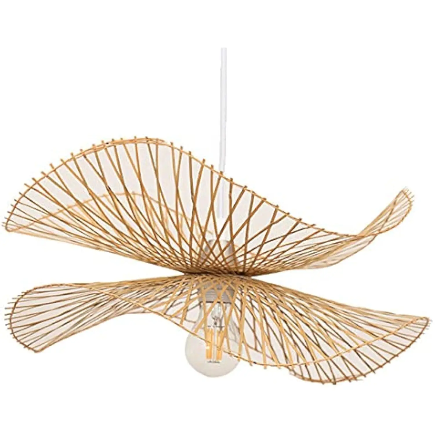 Double Layer Weave Bamboo Chandelier Beige Boho Pendant Light Fixtures Creative Design Hand Woven Hanging Lamp Modern Natural 
Double Layer Weave Bamboo Chandelier Beige Boho Pendant Light Fixtures Creative Design Hand Woven Hanging Lamp Modern Natural