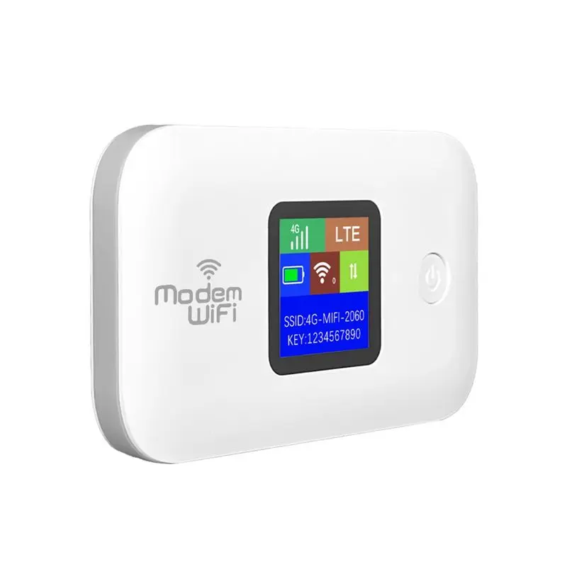 Solid Wifi Router 4G Wireless Portable Modem Mini Outdoor Hotspot 150Mbps 3000Mah ABS White
Solid Wifi Router 4G Wireless Portable Modem Mini Outdoor Hotspot 150Mbps 3000Mah ABS White