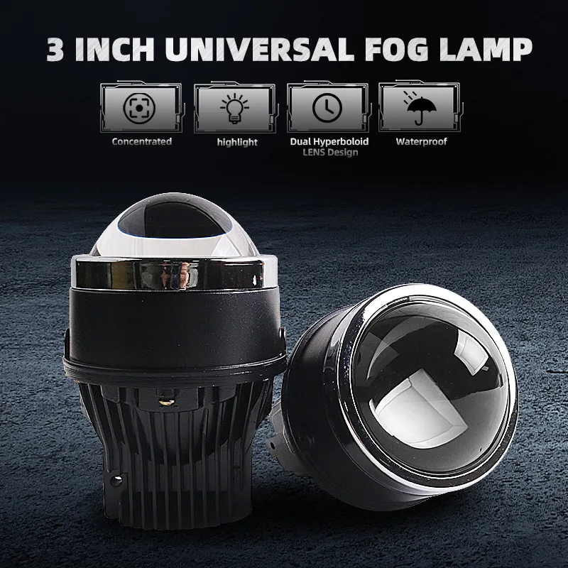 3 Inch Projetor Bi LED Dual Beam Fog Light Lens 80W 6000K 3000K With Bracket Waterproof Auto Car Front Fog Lamp Universal 12V
3 Inch Projetor Bi LED Dual Beam Fog Light Lens 80W 6000K 3000K With Bracket Waterproof Auto Car Front Fog Lamp Universal 12V