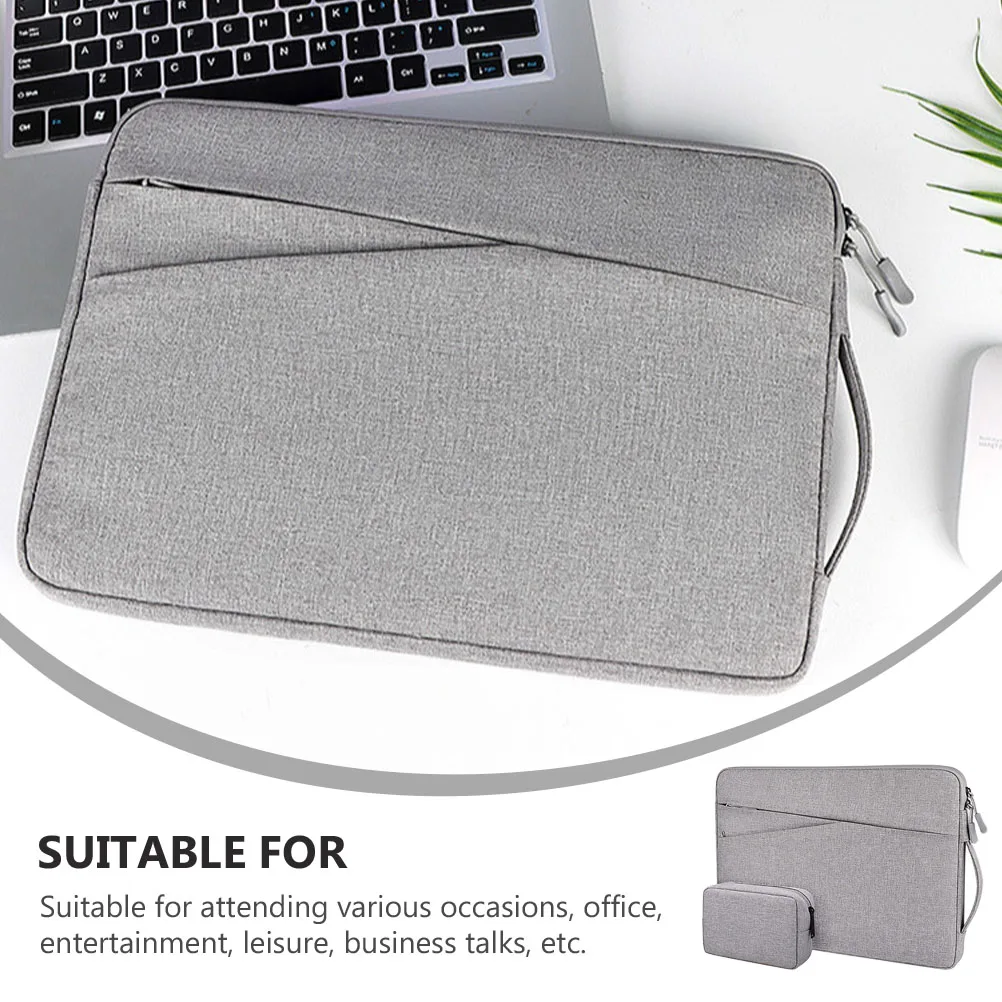 2Pcs Laptop Bag Bag Waterproof Durable Portable Notebook Sleeve Shockproof Anti-Scratch for Office
2Pcs Laptop Bag Bag Waterproof Durable Portable Notebook Sleeve Shockproof Anti-Scratch for Office