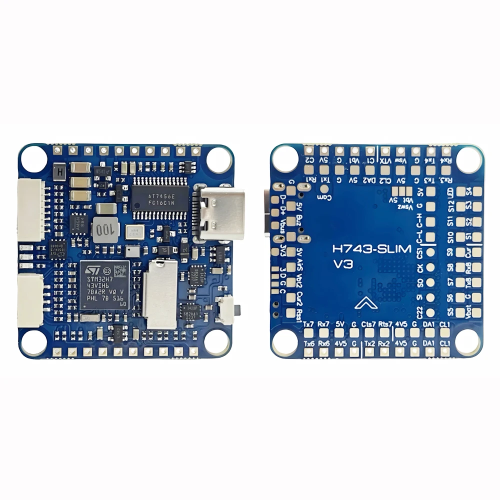 Newest H743-SLIM V3 2-8S Flight Controller For RC FPV Drone MATEK H743 BetaFlight Slim Compact High Performance
Newest H743-SLIM V3 2-8S Flight Controller For RC FPV Drone MATEK H743 BetaFlight Slim Compact High Performance