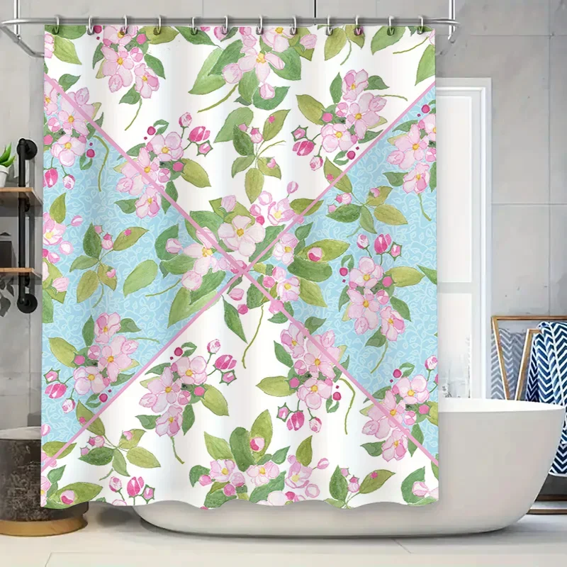 Whimsical Floral Print Shower Curtain Waterproof Bath Decor Bathroom Window Treatment Home Decoration Pink Blue White Green Leav
Whimsical Floral Print Shower Curtain Waterproof Bath Decor Bathroom Window Treatment Home Decoration Pink Blue White Green Leav
