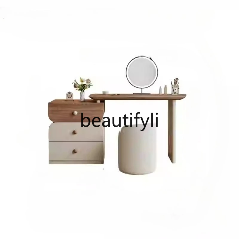 Solid wood dresser, small medieval style storage cabinet, makeup table, integrated retro bed end
Solid wood dresser, small medieval style storage cabinet, makeup table, integrated retro bed end