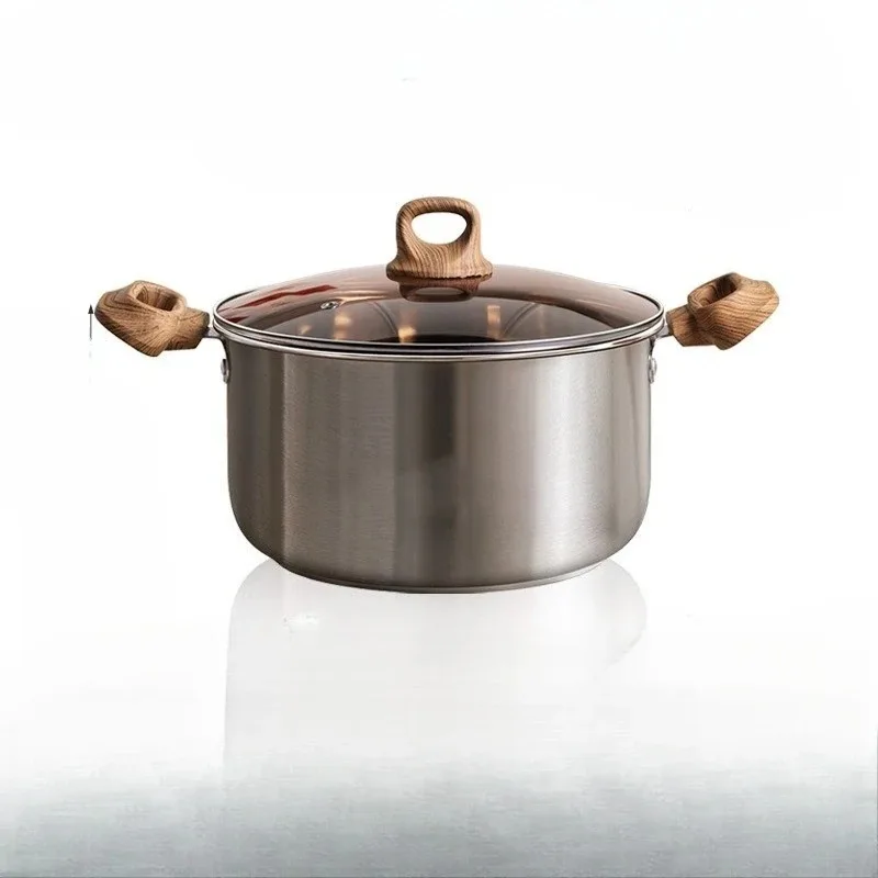 Thick Soup Pot Stainless Steel Steamer Cooker Household Gas Induction Cooker Specialized Steaming Stewing Cookware
Thick Soup Pot Stainless Steel Steamer Cooker Household Gas Induction Cooker Specialized Steaming Stewing Cookware