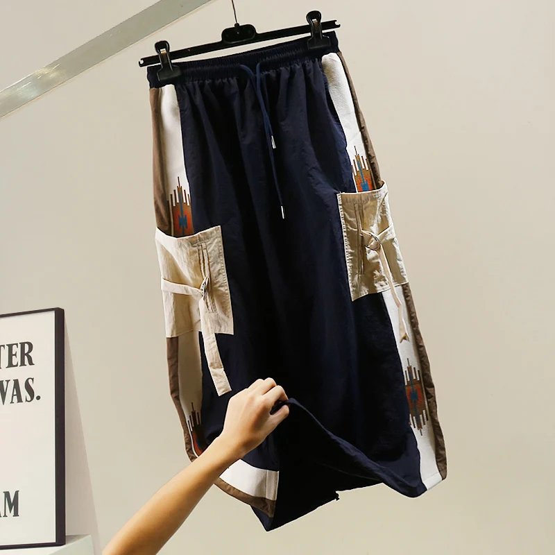 Korean Style Mid-Length A-Line Skirt with Double Pockets Color Block Casual Slimming Skirt High Waist Commuter Style
Korean Style Mid-Length A-Line Skirt with Double Pockets Color Block Casual Slimming Skirt High Waist Commuter Style
