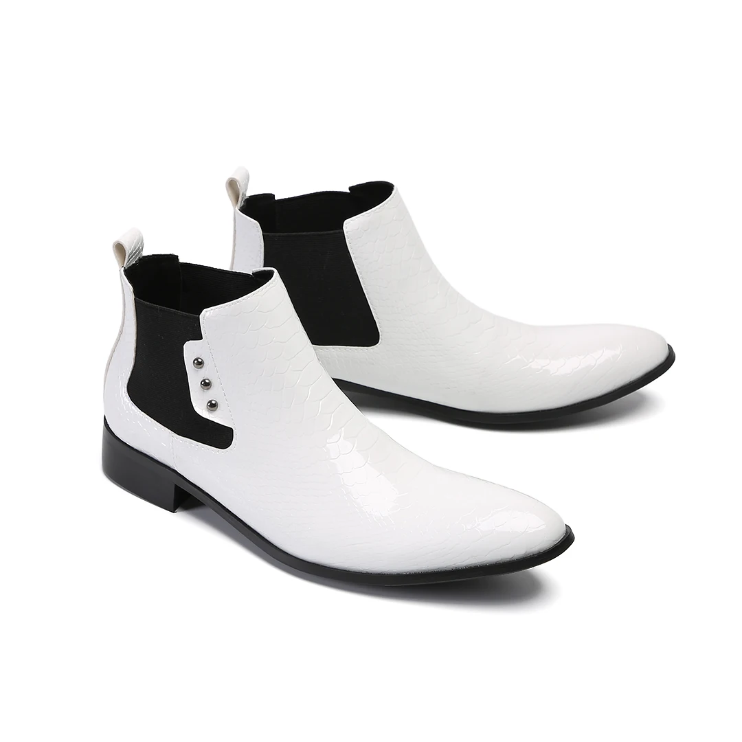 Botas Pointed Toe Real Leather Men Chelsea Boots Plus Size Slip on Business Formal Ankle Boots Male Short Boots Party Shoes
Botas Pointed Toe Real Leather Men Chelsea Boots Plus Size Slip on Business Formal Ankle Boots Male Short Boots Party Shoes