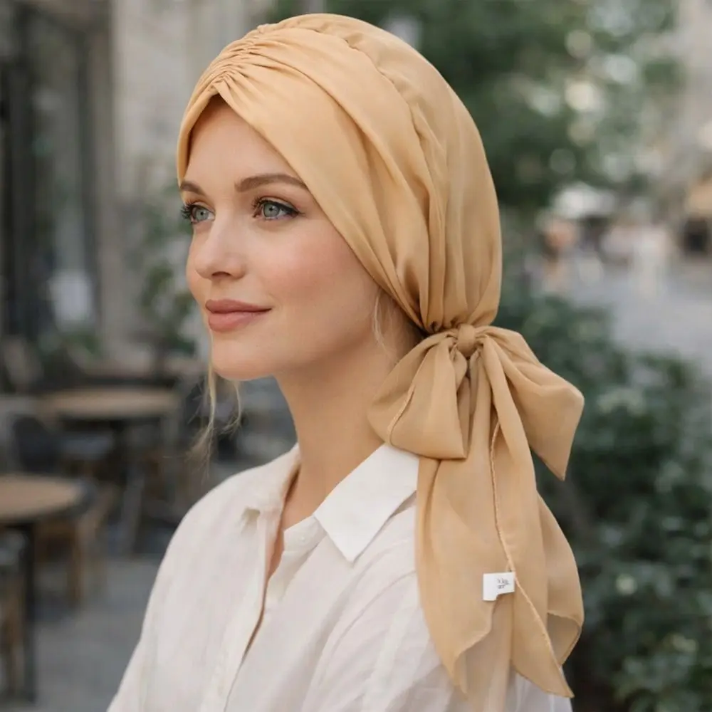 New Flower Hijab Caps Wrap Style Elastic Islamic Bottoming Hat Soft Polyester Breathable Pre-tie Turban Hat Women Headwear
New Flower Hijab Caps Wrap Style Elastic Islamic Bottoming Hat Soft Polyester Breathable Pre-tie Turban Hat Women Headwear