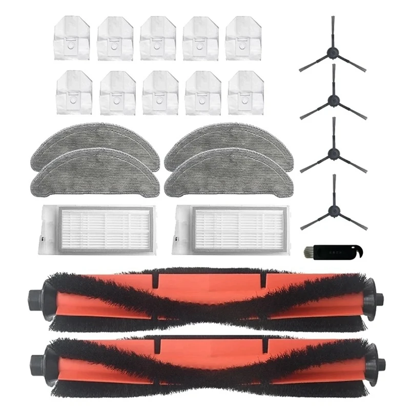 For Xiaomi Roidmi EVE Plus Robot Vacuum Cleaner Main Side Brush HEPA Filter Mops Cloths Rags Dust Bags Spare Parts Accessories
For Xiaomi Roidmi EVE Plus Robot Vacuum Cleaner Main Side Brush HEPA Filter Mops Cloths Rags Dust Bags Spare Parts Accessories