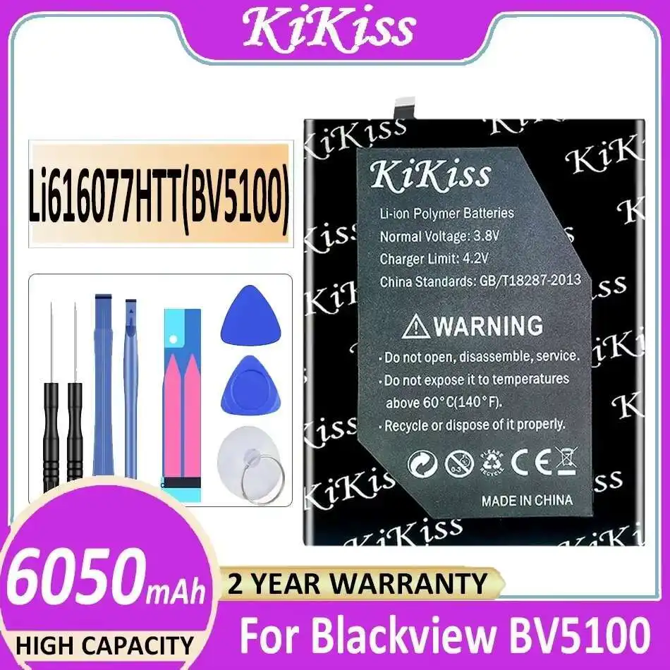 For Blackview BV5100 High Capacity Mobile Phone Battery 6050mAh Li616077HTT BV5100
For Blackview BV5100 High Capacity Mobile Phone Battery 6050mAh Li616077HTT BV5100